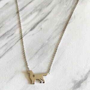 Anita K Dog Heart Necklace